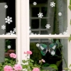 10pcs Cute Snowflake Christmas Wall Sticker Decal