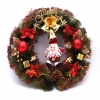 Claus and Gifts Christmas Wreath