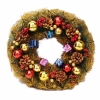 Beautiful Gifts Christmas Wreath Home Decoration Golden 14